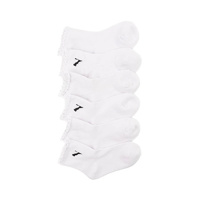 Main view of PUMA Ruffle Quarter Socks 3 Pack - Little Kid - White