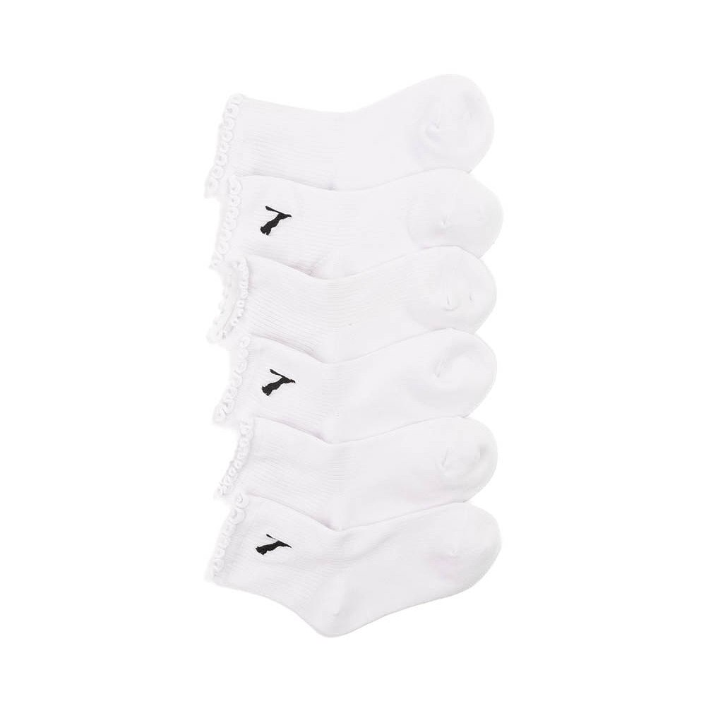 PUMA Ruffle Quarter Socks 3 Pack - Little Kid - White