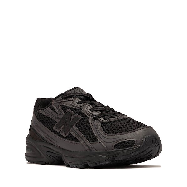 alternate view New Balance 740 Athletic Shoe - Little Kid - Black Cement / BlackALT5