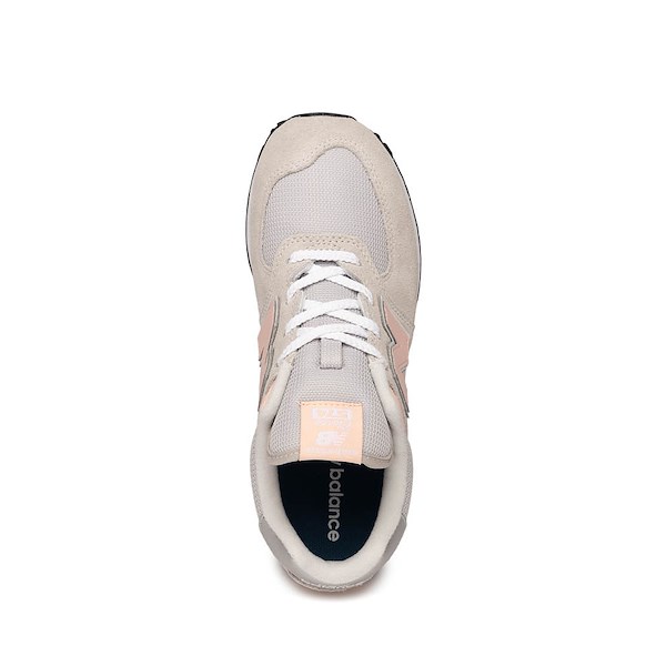 alternate view New Balance 574 Athletic Shoe - Big Kid - Raincloud / Pink HazeALT2