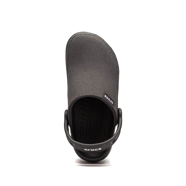 alternate view Crocs Classic Crafted Clog - Little Kid / Big Kid - Black SandALT2