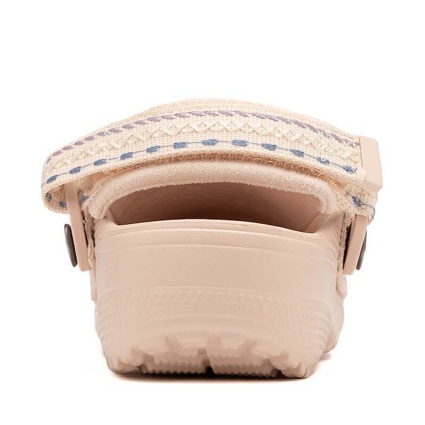alternate view Crocs Crafted Vegan Suede Stitch Clog - Little Kid - QuartzALT4