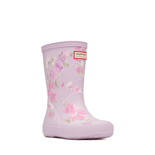 alternate view Hunter x LoveShackFancy First Classic Rain Boot - Toddler / Little Kid - Happy ThoughtsALT5