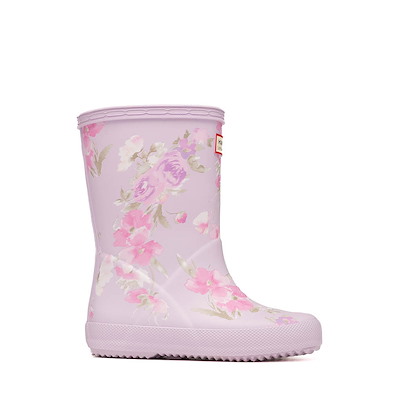 Main view of Hunter x LoveShackFancy First Classic Rain Boot - Toddler / Little Kid - Happy Thoughts
