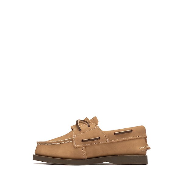 alternate view Sperry Authentic Original Hook & Loop Boat Shoe - Baby / Toddler - TanALT1