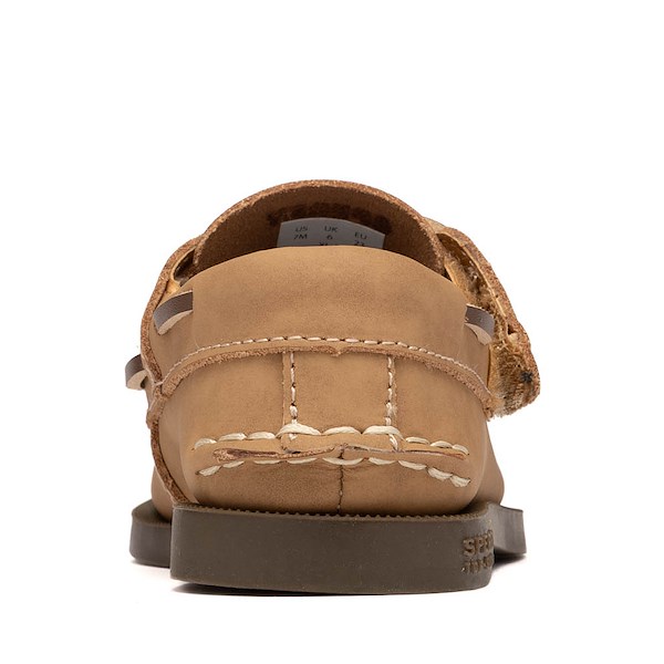 alternate view Sperry Authentic Original Hook & Loop Boat Shoe - Baby / Toddler - TanALT4