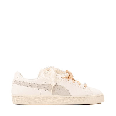 Main view of Womens PUMA Suede Bloom Athletic Shoe - Frosted Ivory / Silver Fog