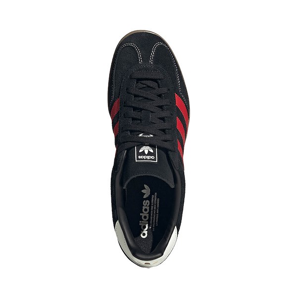 alternate view Mens adidas Gazelle Indoor Athletic Shoe - Core Black / Better Scarlet / GumALT2