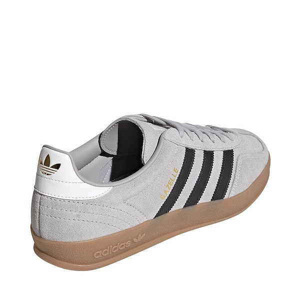 alternate view Mens adidas Gazelle Indoor Athletic Shoe - Grey Two / Core Black / GumALT4