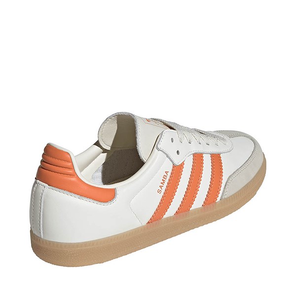 alternate view Womens adidas Samba OG Athletic Shoe - Off White / Dusky Orange / GumALT4