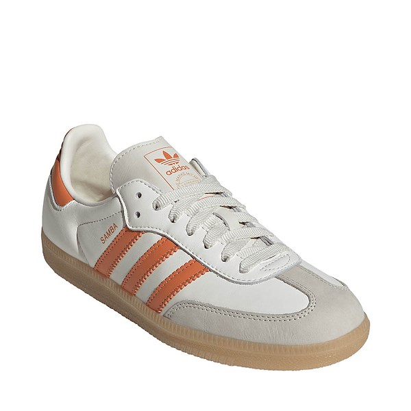 alternate view Womens adidas Samba OG Athletic Shoe - Off White / Dusky Orange / GumALT5