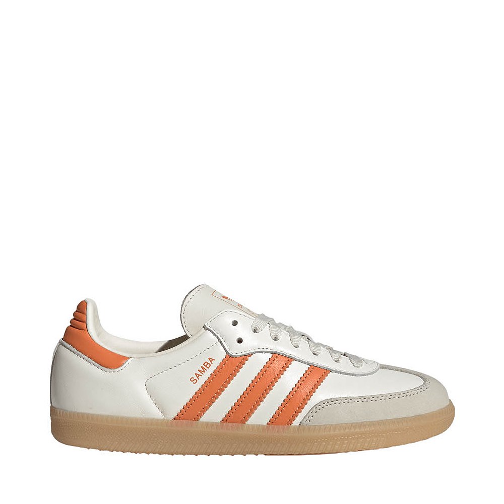 Womens adidas Samba OG Athletic Shoe - Off White / Dusky Orange / Gum