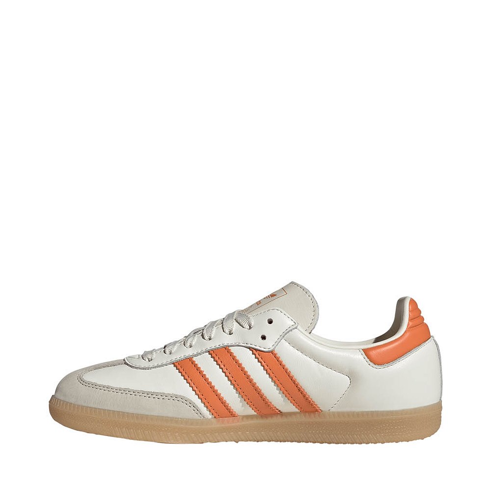 Womens adidas Samba OG Athletic Shoe - Off White / Dusky Orange / Gum |  Journeys