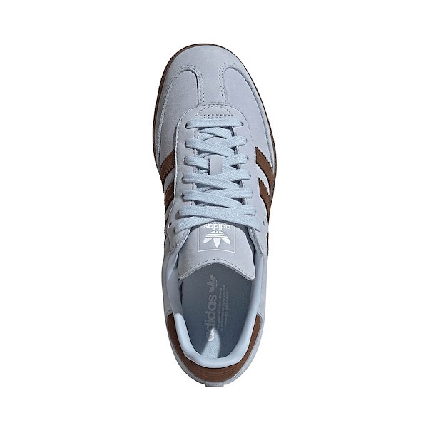 alternate view Womens adidas Samba OG Athletic Shoe - Crystal Sky / Earth Strata / Cloud WhiteALT2