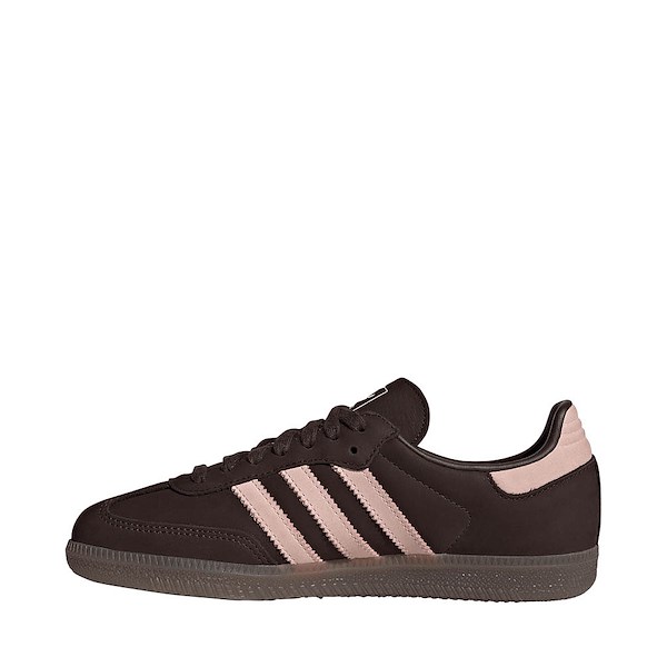 alternate view Womens adidas Samba OG Athletic Shoe - Aurora Coffee / Sandy Pink / Cloud WhiteALT1
