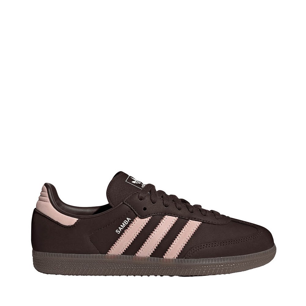 Womens adidas Samba OG Athletic Shoe - Aurora Coffee / Sandy Pink / Cloud White