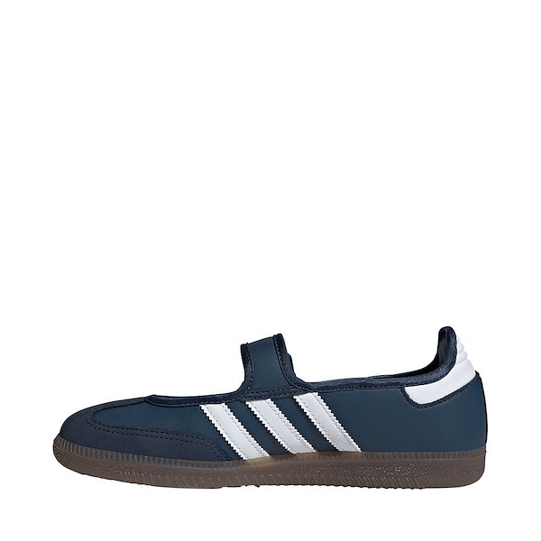 alternate view Womens adidas Samba Jane Athletic Shoe - Crew Navy / Cloud White / Gold MetallicALT1