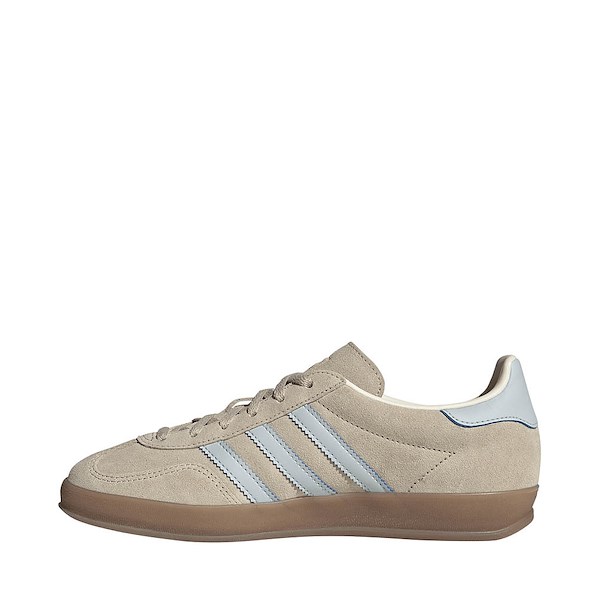 alternate view Womens adidas Gazelle Indoor Athletic Shoe - Wonder Beige / Halo Blue / GumALT1