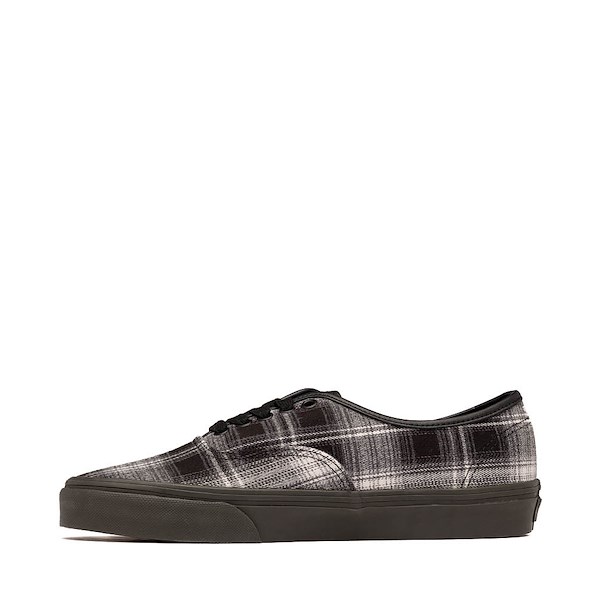 alternate view Vans Authentic Flannel Skate Shoe - Black / Faded BlackALT1