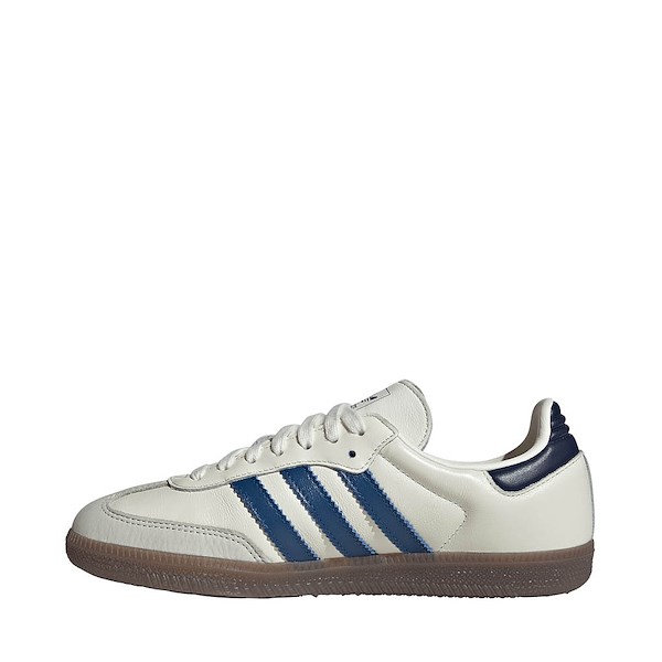 alternate view Womens adidas Samba OG Athletic Shoe - Off White / Dusky Petrol / Night IndigoALT1