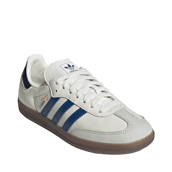 alternate view Womens adidas Samba OG Athletic Shoe - Off White / Dusky Petrol / Night IndigoALT5