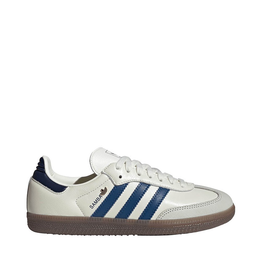 Womens adidas Samba OG Athletic Shoe - Off White / Dusky Petrol / Night Indigo