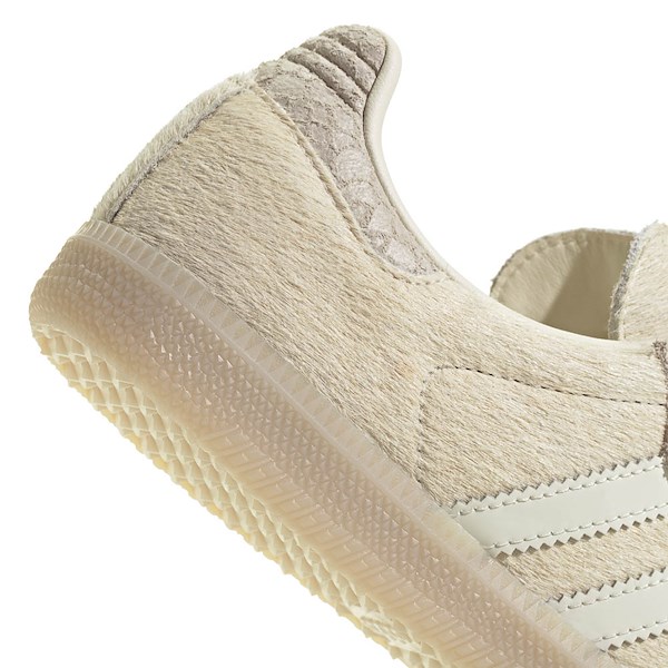 alternate view Womens adidas Samba OG Athletic Shoe - Off White / Off White / Crystal LinenALT4B