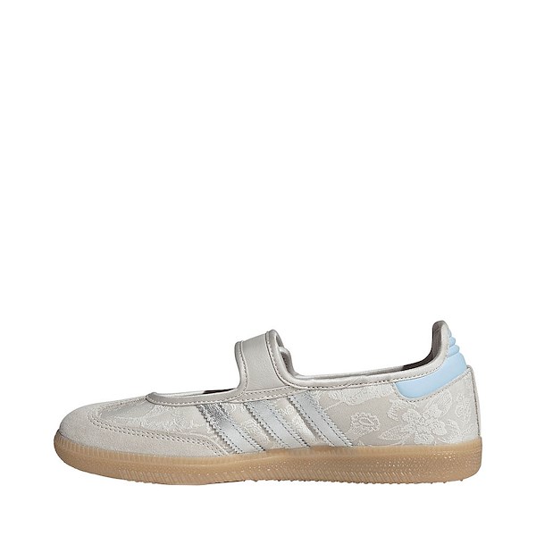 alternate view Womens adidas Samba Jane Athletic Shoe - Chalk Pearl / Silver Metallic / Chalk WhiteALT1