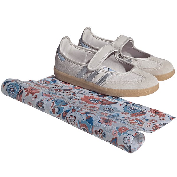 alternate view Womens adidas Samba Jane Athletic Shoe - Chalk Pearl / Silver Metallic / Chalk WhiteALT1D