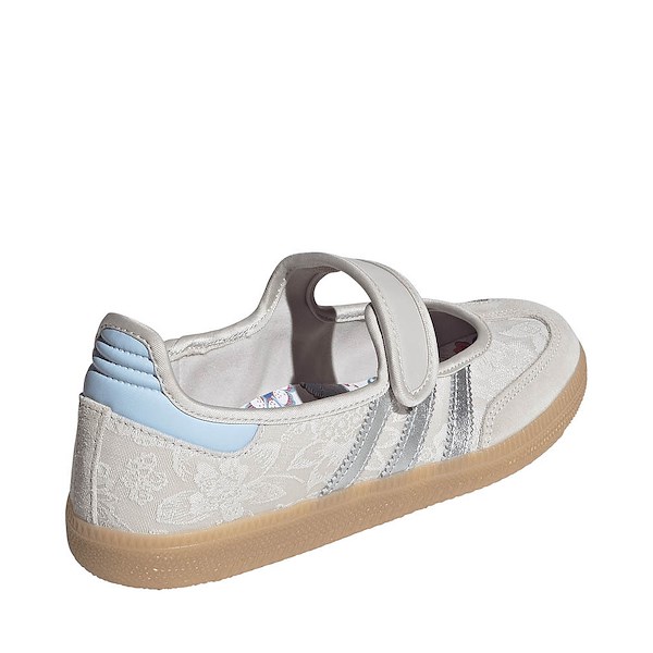 alternate view Womens adidas Samba Jane Athletic Shoe - Chalk Pearl / Silver Metallic / Chalk WhiteALT4
