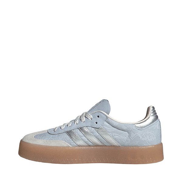alternate view Womens adidas x Liberty London Sambae Athletic Shoe - Crystal Sky / Silver Metallic / Chalk PearlALT1
