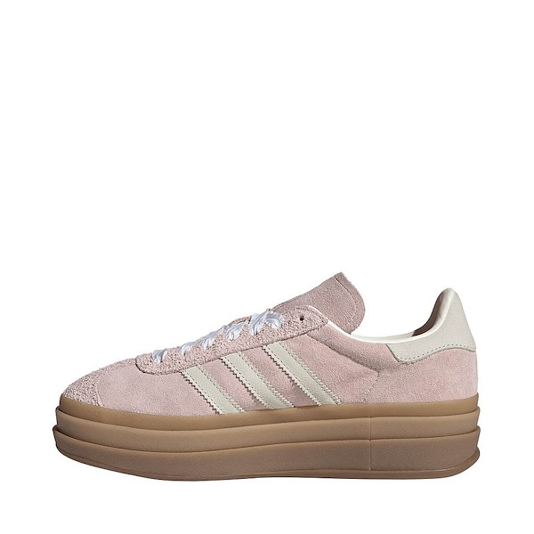 alternate view Womens adidas Gazelle Bold Athletic Shoe - Sandy Pink / Off White / Copper MetallicALT1
