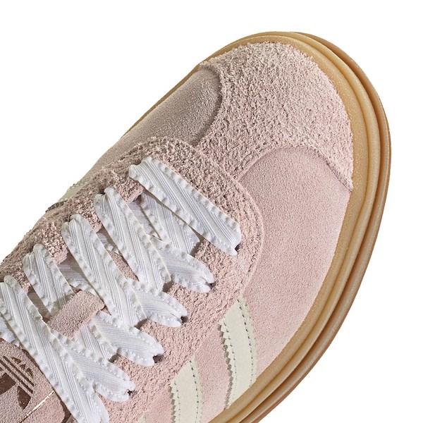 alternate view Womens adidas Gazelle Bold Athletic Shoe - Sandy Pink / Off White / Copper MetallicALT5B