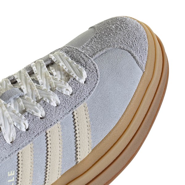 alternate view Womens adidas Gazelle Bold Athletic Shoe - Crystal Sky / Chalk Pearl / Ice Gold MetallicALT5B