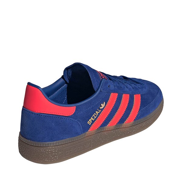 alternate view Womens adidas Handball Spezial Athletic Shoe - Collegiate Royal / Solar Red / Gold MetallicALT4