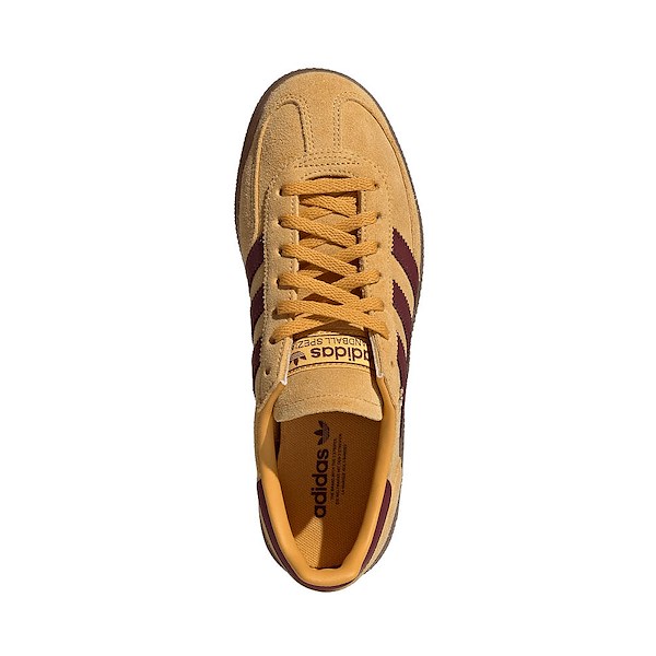 alternate view Womens adidas Handball Spezial Athletic Shoe - Preloved Yellow / Shadow Red / Gold MetallicALT2