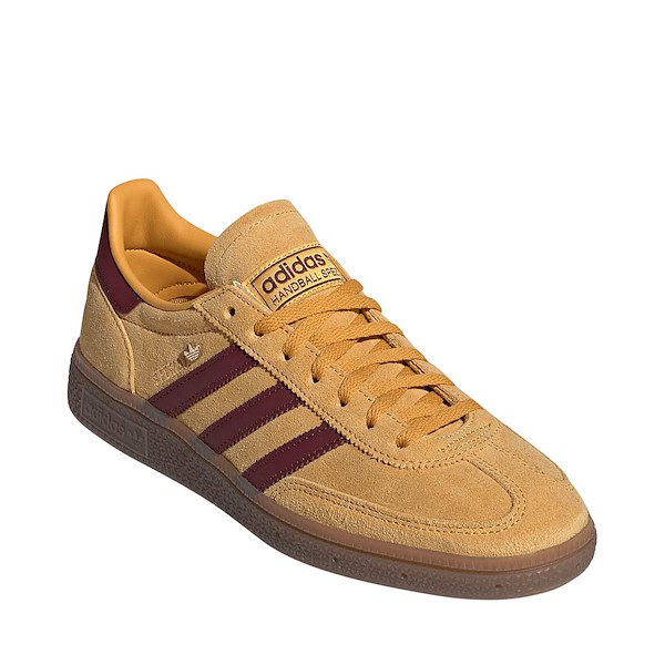 alternate view Womens adidas Handball Spezial Athletic Shoe - Preloved Yellow / Shadow Red / Gold MetallicALT5