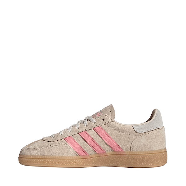 alternate view Womens adidas Handball Spezial Athletic Shoe - Crystal Linen / Pink Spark / Wonder WhiteALT1