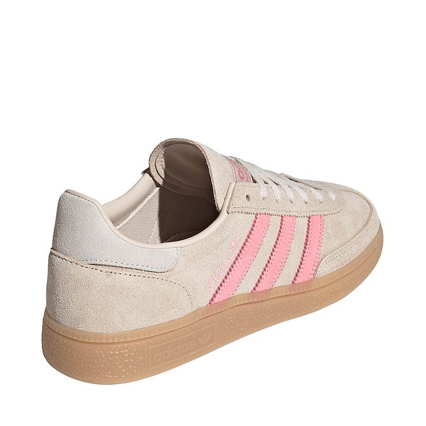 alternate view Womens adidas Handball Spezial Athletic Shoe - Crystal Linen / Pink Spark / Wonder WhiteALT4