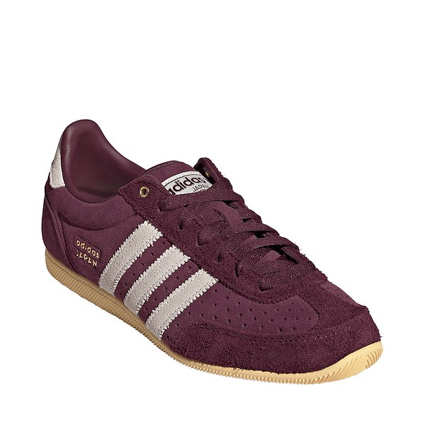 alternate view Womens adidas Originals Japan Athletic Shoe - Maroon / Cream White / Gold MetallicALT5