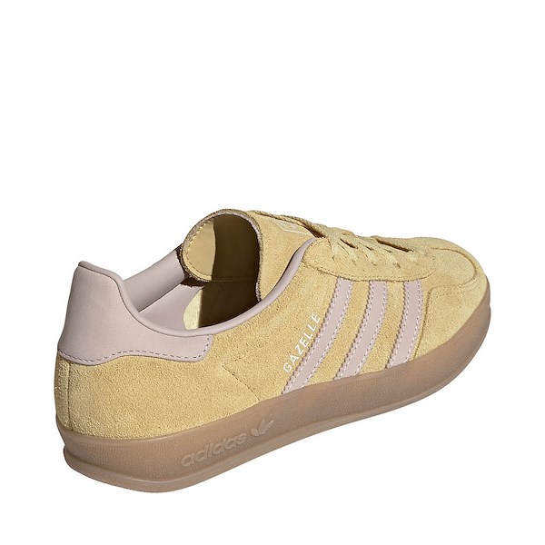 alternate view Womens adidas Gazelle Indoor Athletic Shoe - Almost Yellow / Wonder Quartz / GumALT4