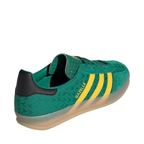 alternate view Womens adidas Gazelle Indoor Athletic Shoe - Bold Green / EQT Yellow / GumALT4