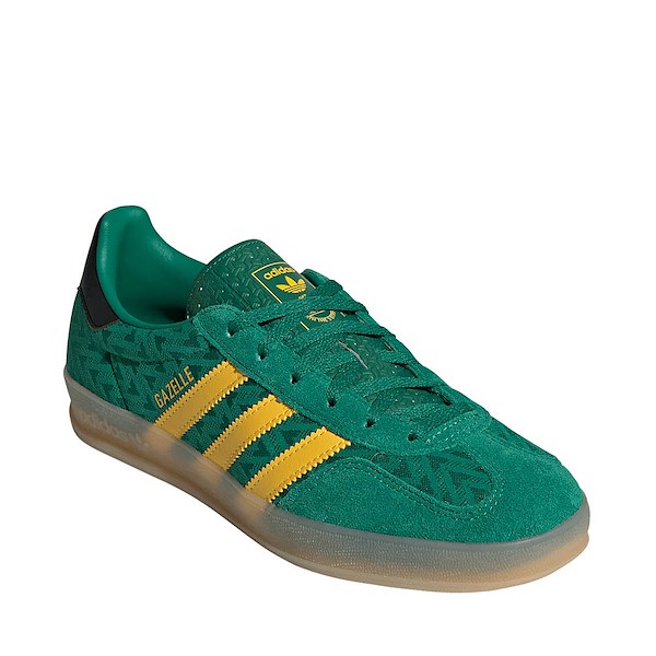 alternate view Womens adidas Gazelle Indoor Athletic Shoe - Bold Green / EQT Yellow / GumALT5