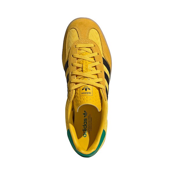 alternate view Womens adidas Gazelle Indoor Athletic Shoe - EQT Yellow / Core Black / GumALT2