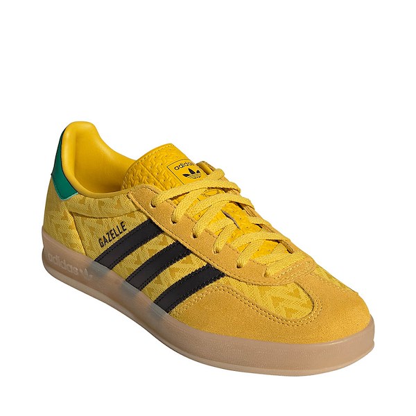 alternate view Womens adidas Gazelle Indoor Athletic Shoe - EQT Yellow / Core Black / GumALT5