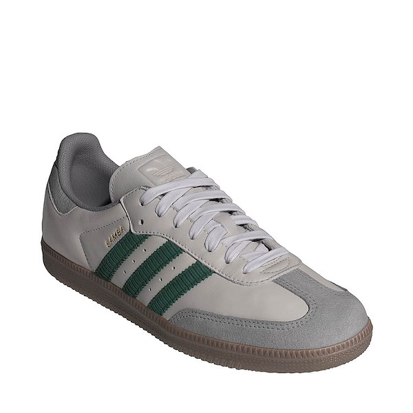 alternate view Mens adidas Samba OG Athletic Shoe - Grey One / Collegiate Green / GumALT5