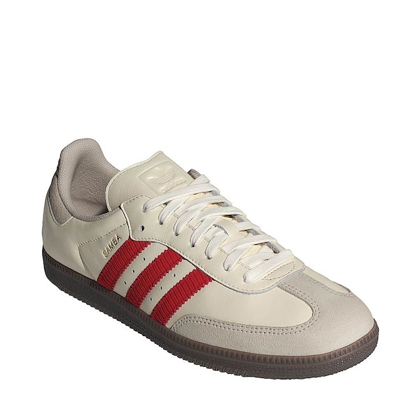 alternate view Mens adidas Samba OG Athletic Shoe - Off White / Better Scarlet / GumALT5