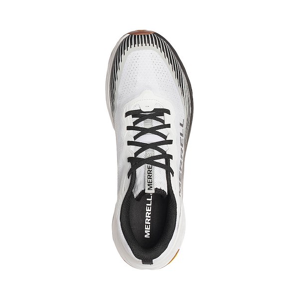 alternate view Mens Merrell Agility Peak 6 Running Shoe - White / BlackALT2