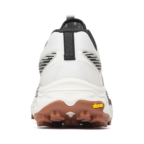 alternate view Mens Merrell Agility Peak 6 Running Shoe - White / BlackALT4