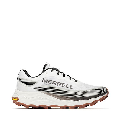 Main view of Mens Merrell Agility Peak 6 Running Shoe - White / Black